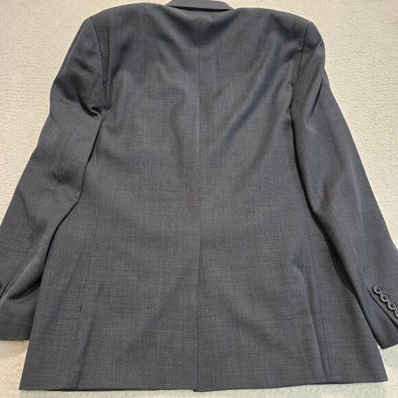 Lauren Ralph Lauren 100% Wool Blazer Sports Coat Men's 44L Stretch Dark Gray - Picture 5 of 15